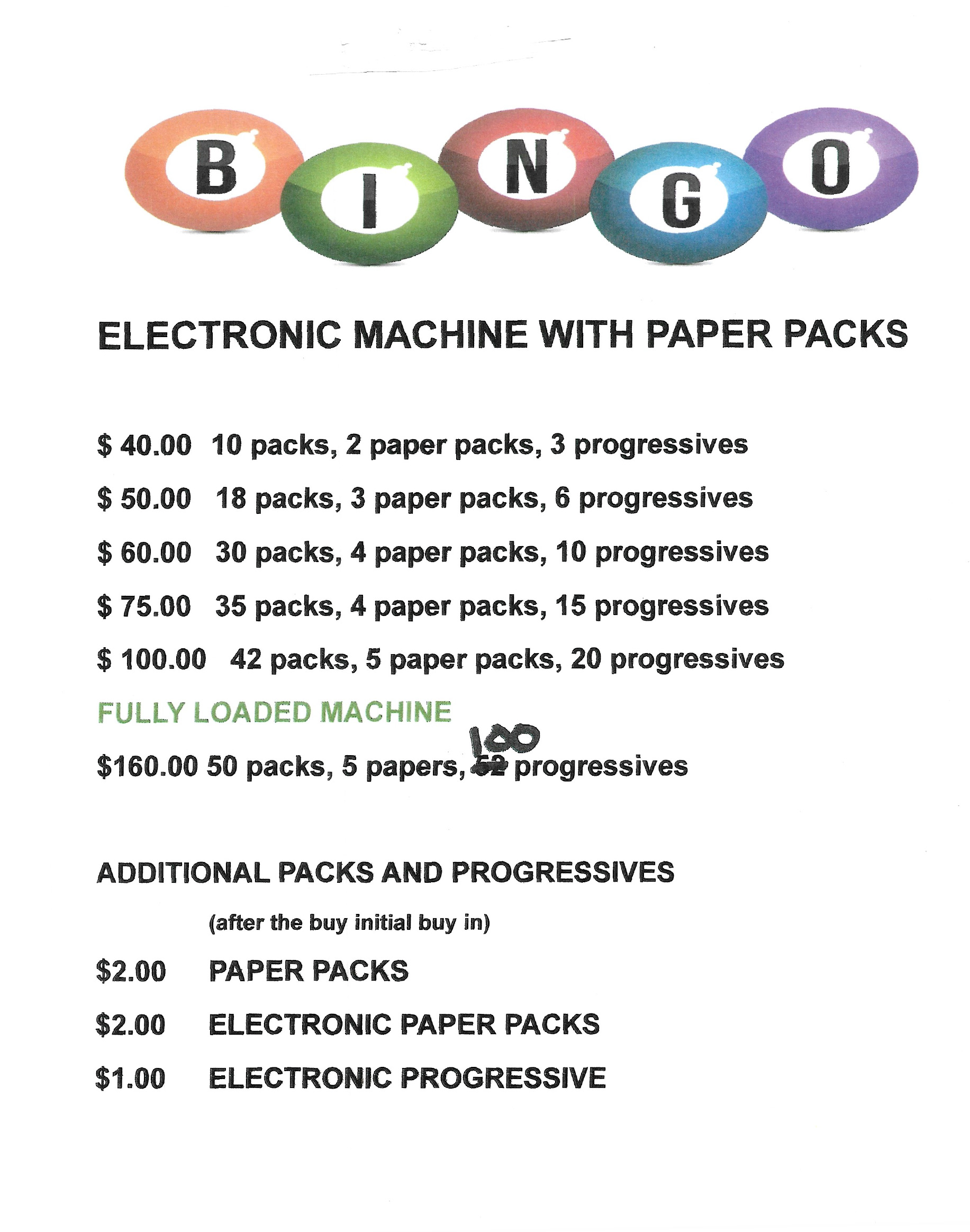 WSBS @ Turn Of The Century Bingo