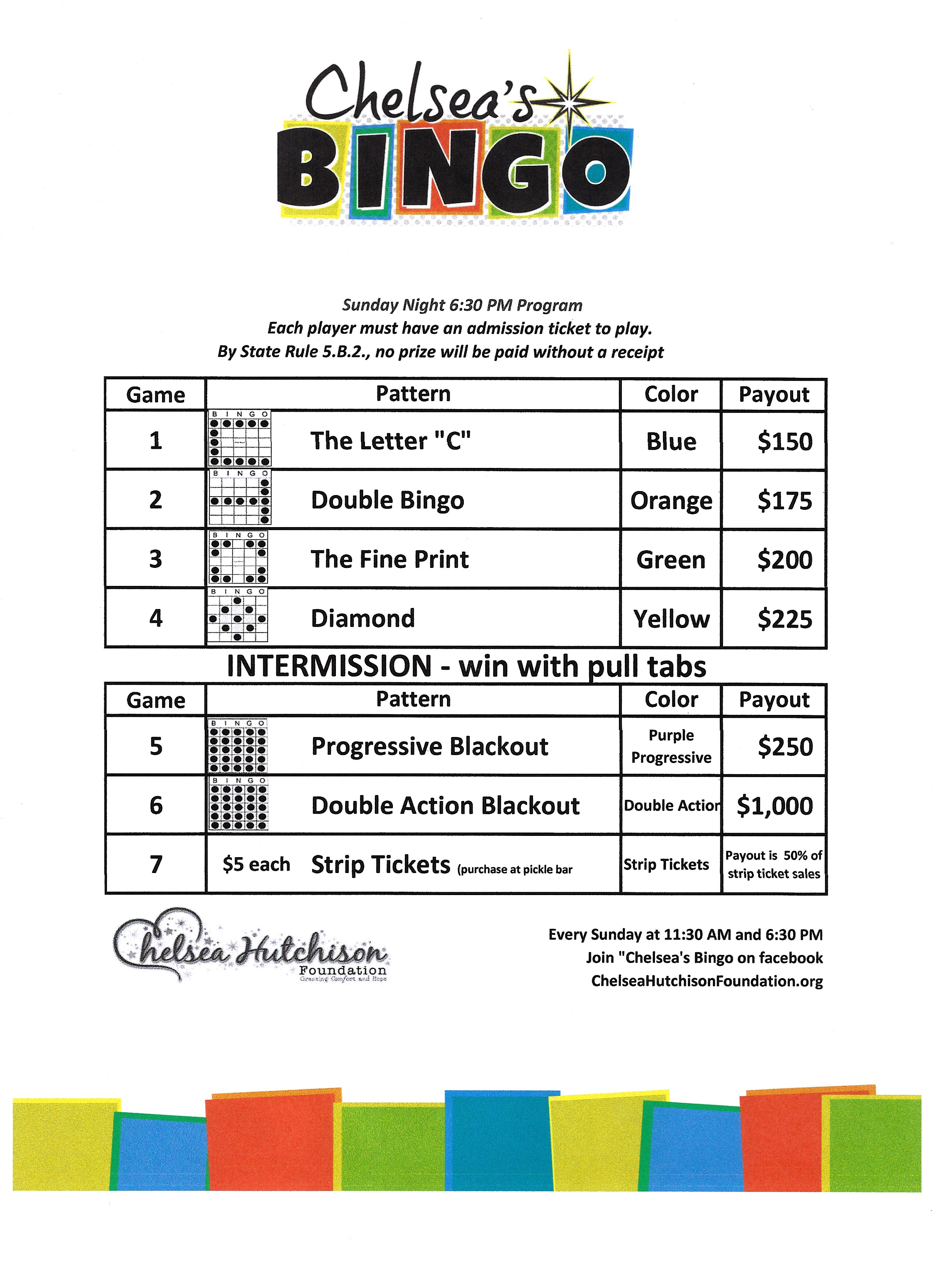 Chelsea's BINGO! @ Turn Of The Century Bingo