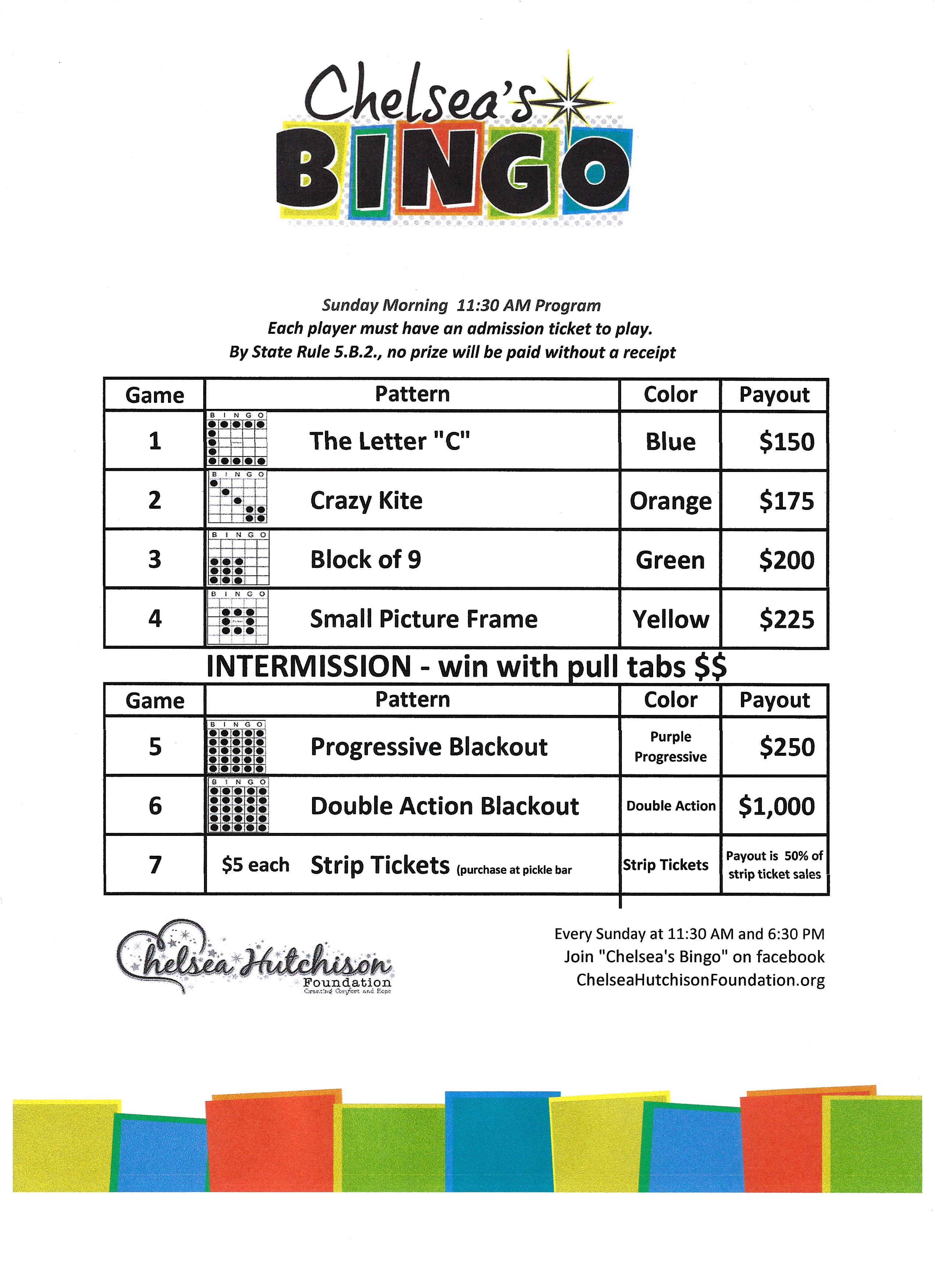 Chelsea's BINGO! @ Turn Of The Century Bingo